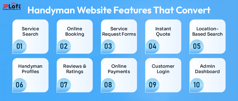 Handyman Website Features That Convert